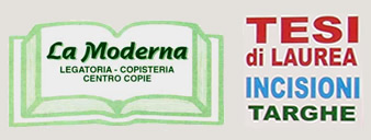 Legatoria e Copisteria La Moderna - Rilegature di Laurea